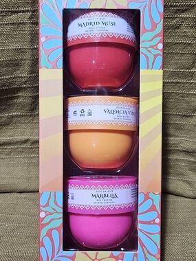 Solo En Ibiza Madrid Muse, Valencia Vibes & Marbella Body Butter Trio